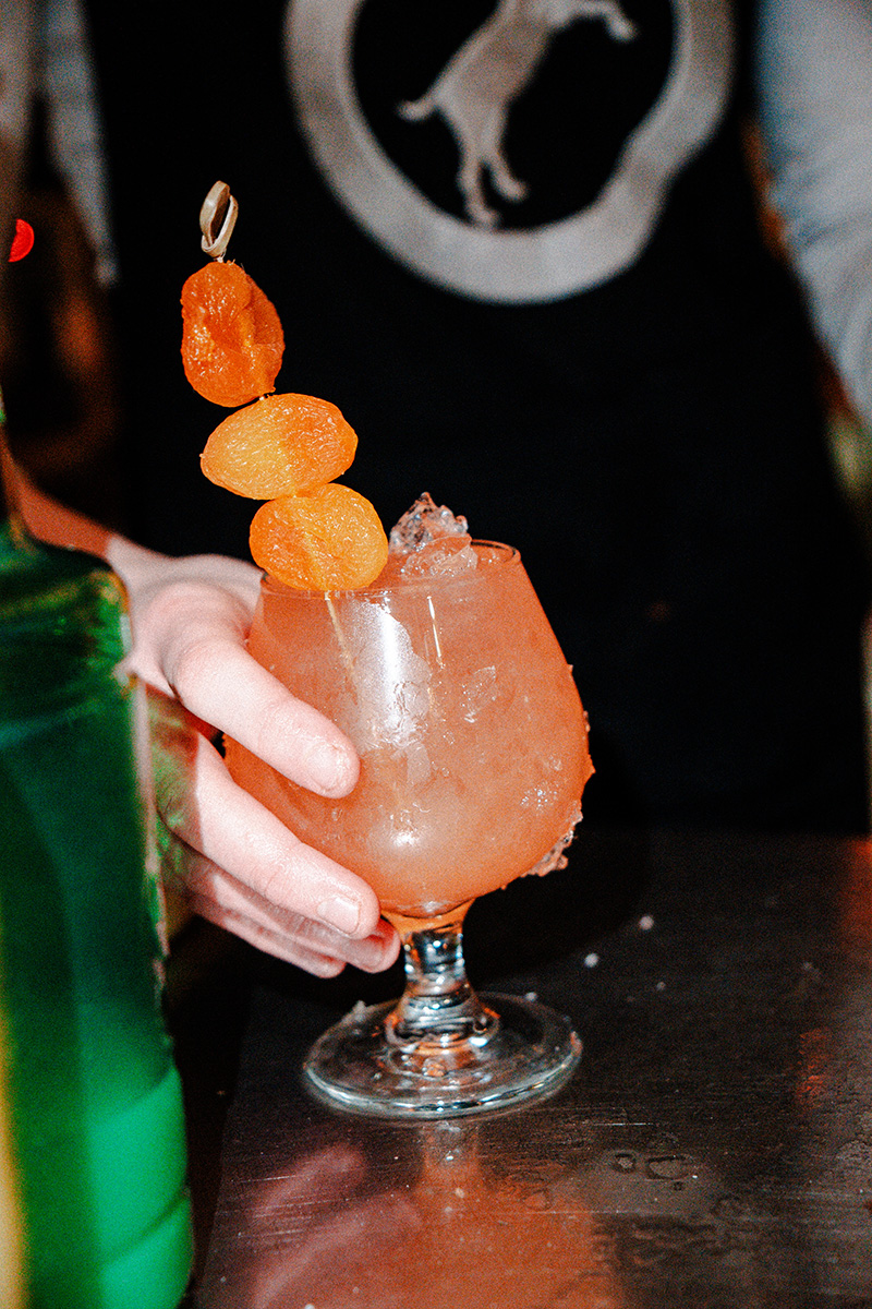 Cocktails and evening drinks at Goat House Restaurant